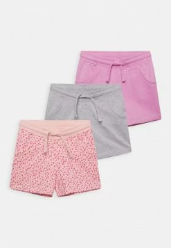 Friboo Niños SOLID SPORT 3 PACK - Shorts - Grey - 102_pink - 402_purple - 404