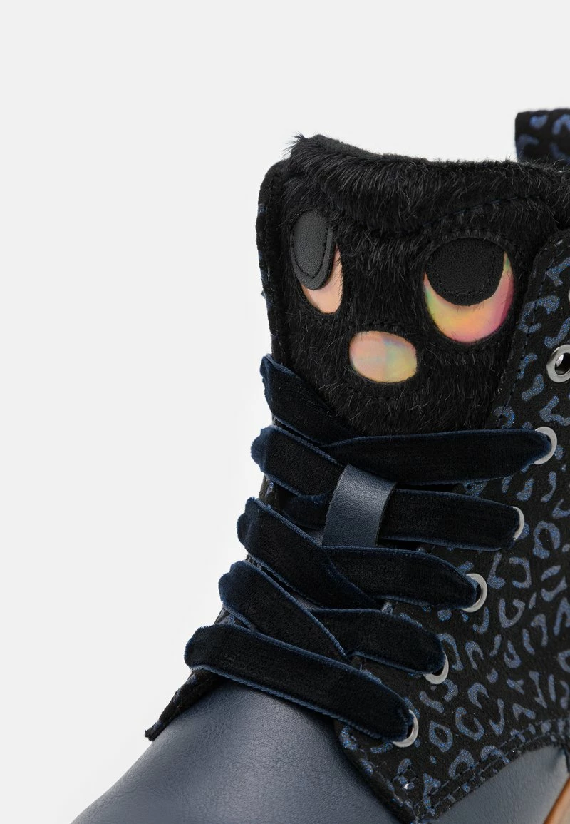 Friboo Niños Botines Con Cordones - Dark Blue - Imagen 6