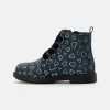 Friboo Niños Botines Con Cordones - Dark Blue