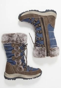 Friboo Niños Botas Para La Nieve - Brown