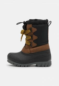 Friboo Niños Botas Para La Nieve - Brown/black