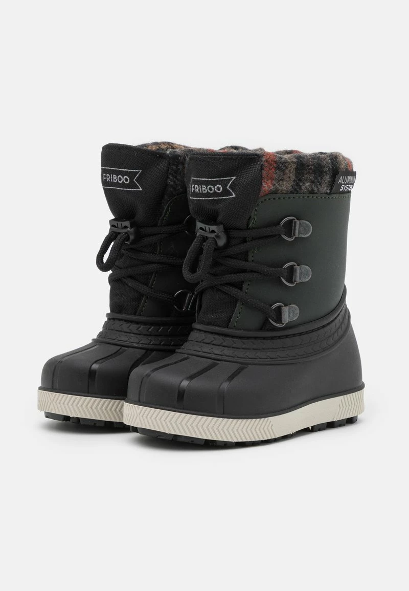 Friboo Niños Botas Para La Nieve - Dark Green - Imagen 2