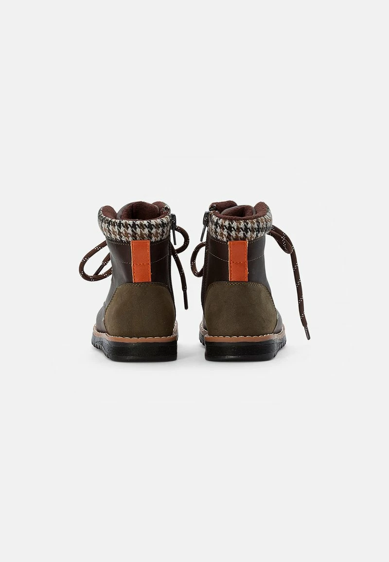 Friboo Niños BOOTIES - Botines Con Cordones - Dark Brown - Imagen 3