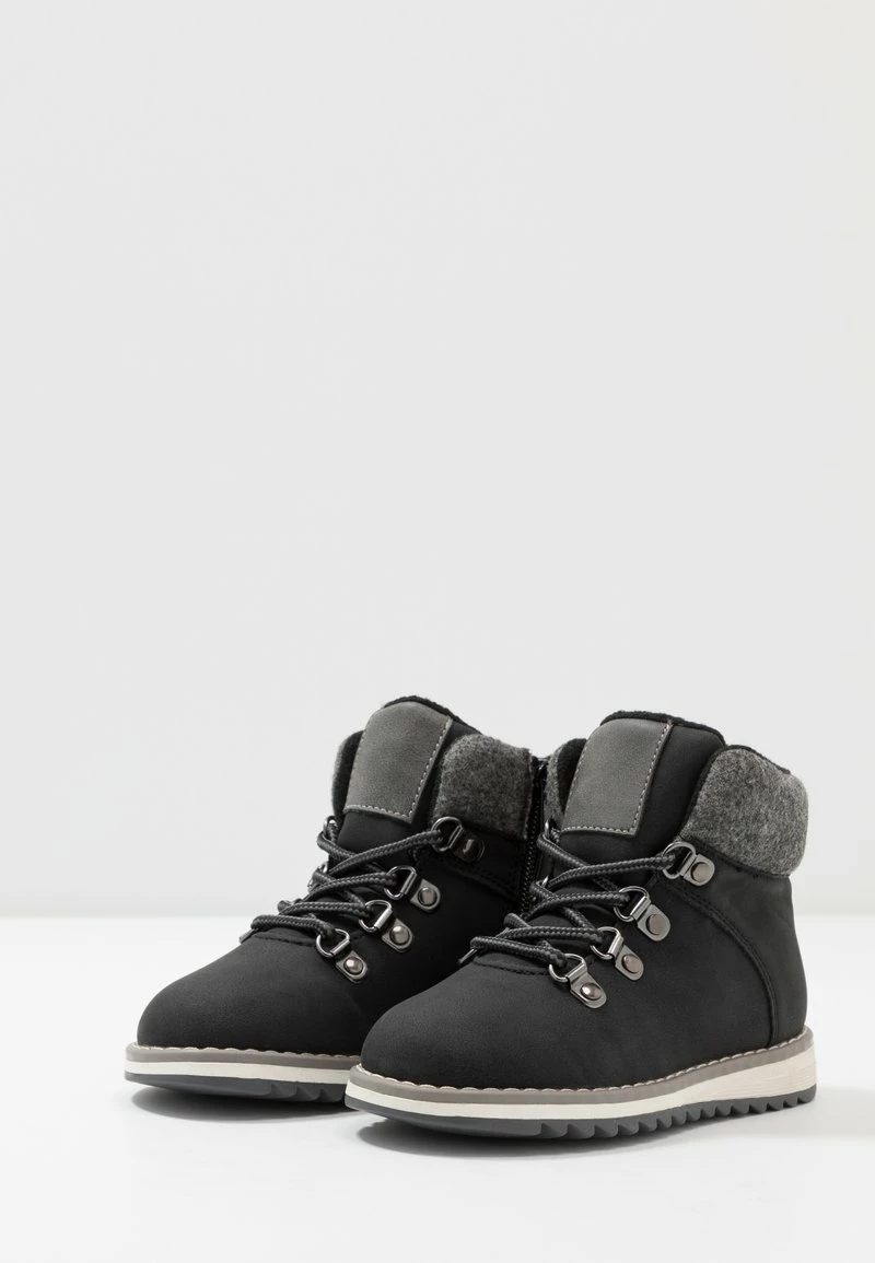 Friboo Niños Botines Con Cordones - Black - Imagen 4