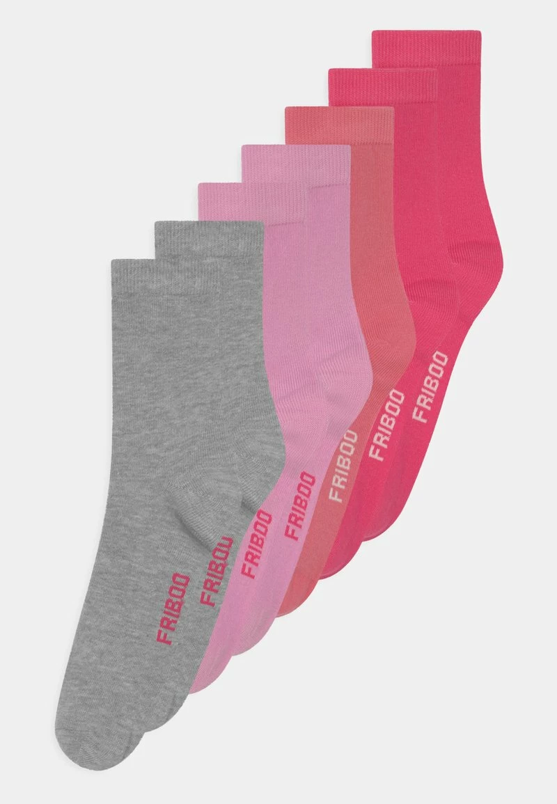 Friboo Niños 7 PACK - Calcetines - Grey/pink/purple