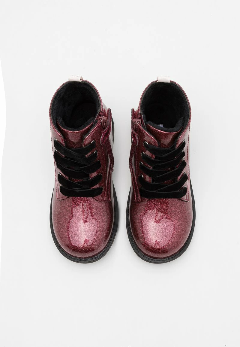 Friboo Niños Botines Con Cordones - Bordeaux - Imagen 4