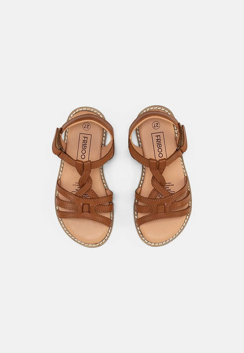 Friboo Niños LEATHER SANDALS - Sandalias - Cognac - Imagen 4