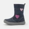 Friboo Niños LEATHER - Botas - Blue-grey