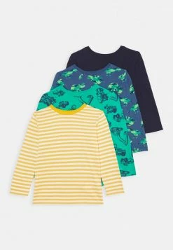 Friboo Hombre 4 PACK - Camiseta De Manga Larga - Yellow/dark Blue/green