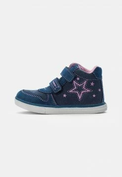 Friboo Niños LEATHER BOOTIES - Zapatillas Altas - Dark Blue