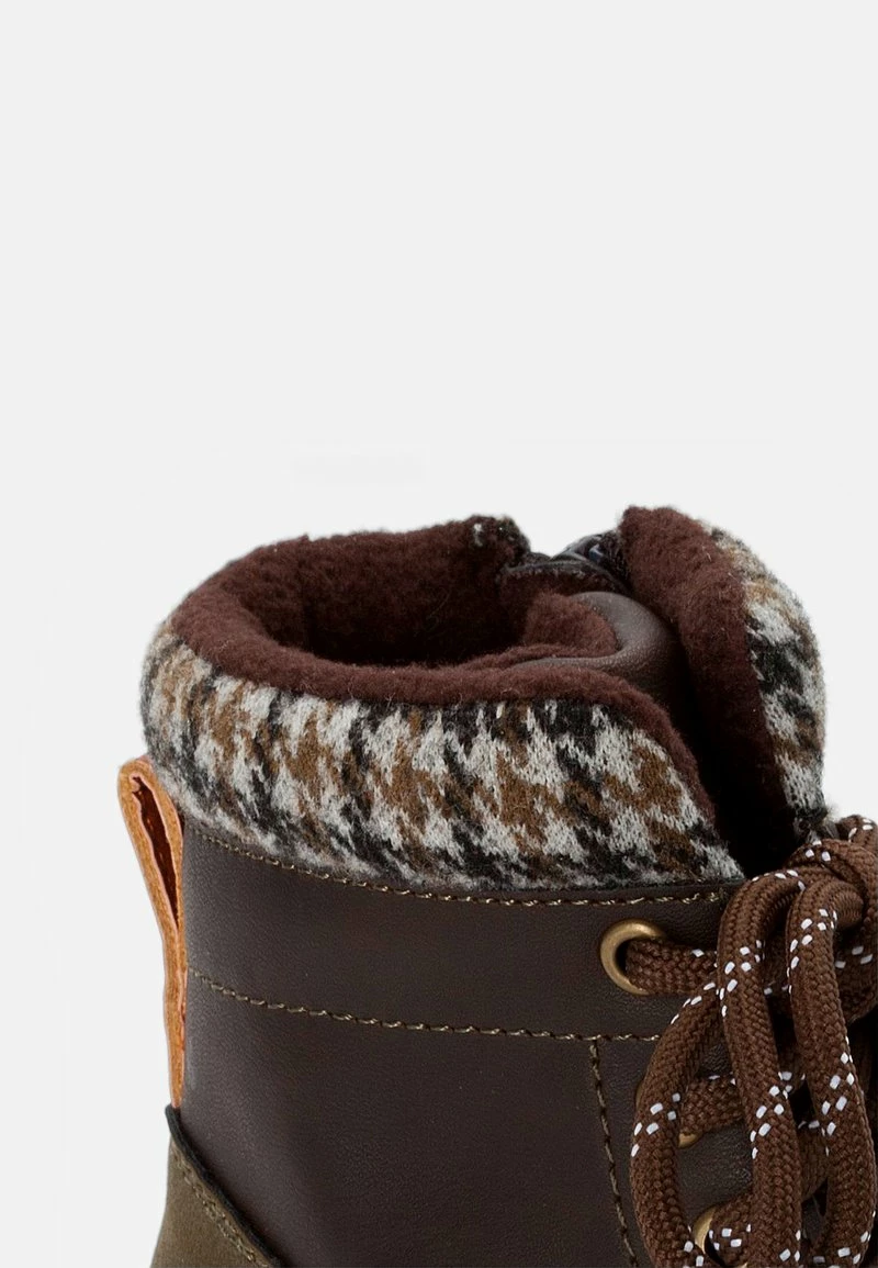 Friboo Niños BOOTIES - Botines Con Cordones - Dark Brown - Imagen 6