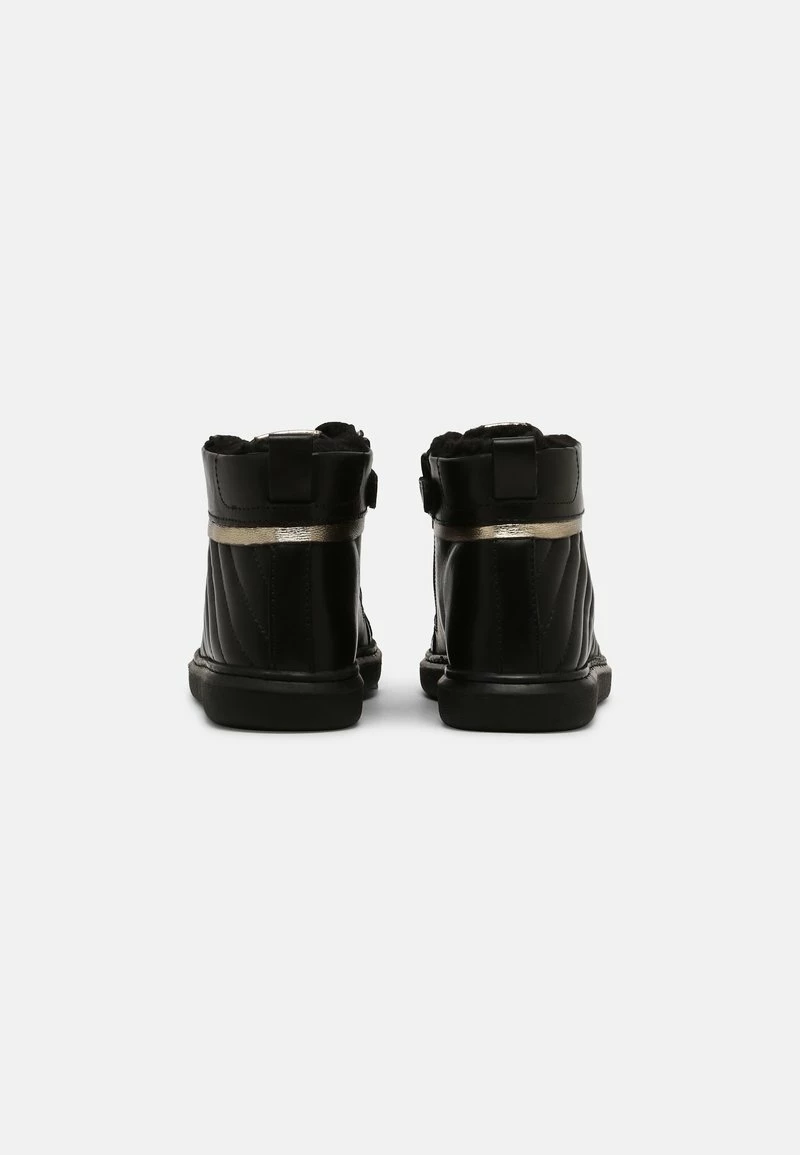 Friboo Niños LEATHER - Botines Con Cordones - Black - Imagen 3