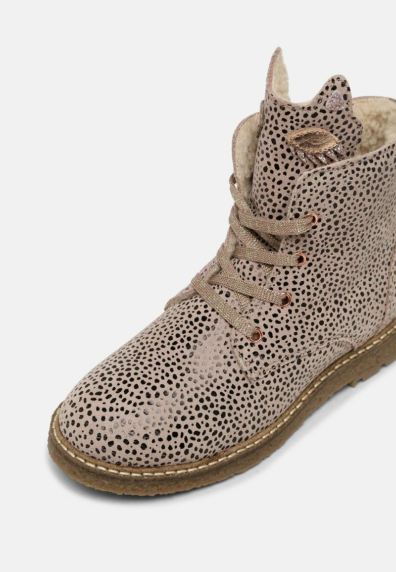 Friboo Niños LEATHER - Botines Con Cordones - Light Pink - Imagen 7