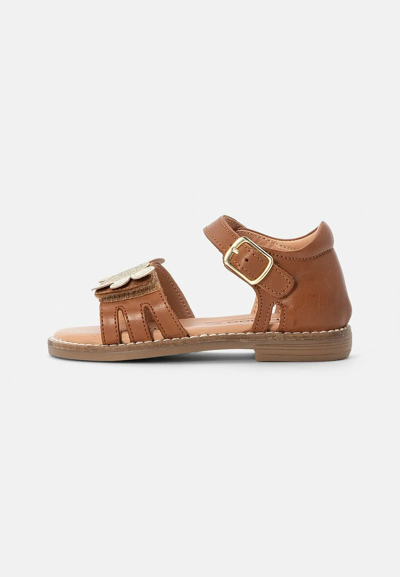 Friboo Niños LEATHER SANDALS - Sandalias - Gold/cognac - Imagen 2