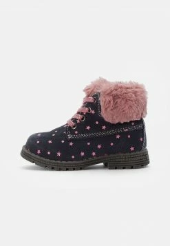 Friboo Niños BOOTIES - Botines Con Cordones - Dark Blue