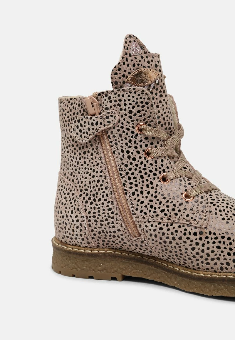 Friboo Niños LEATHER - Botines Con Cordones - Light Pink - Imagen 5