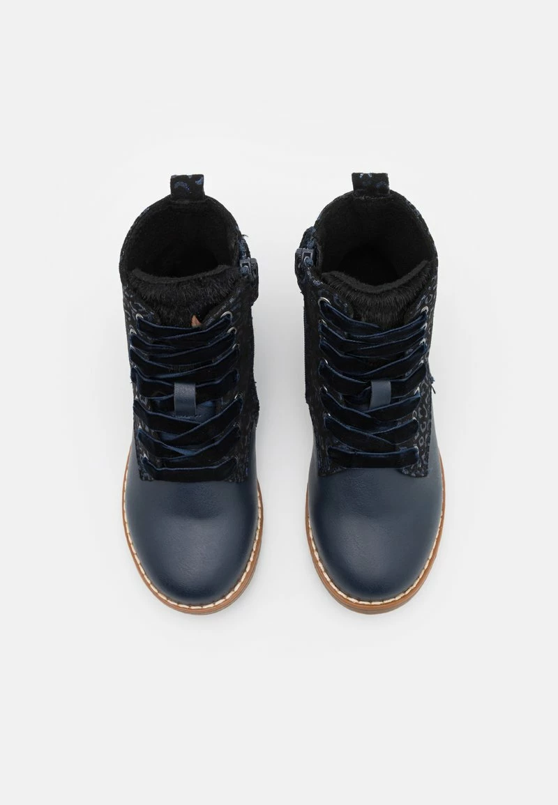 Friboo Niños Botines Con Cordones - Dark Blue - Imagen 4