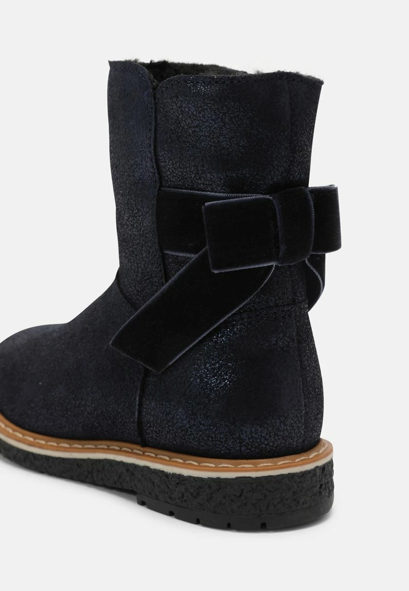 Friboo Niños LEATHER - Botas Para La Nieve - Dark Blue - Imagen 11