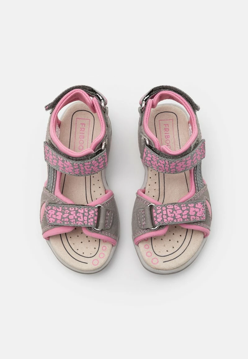Friboo Niños LEATHER - Sandalias De Senderismo - Light Grey - Imagen 4