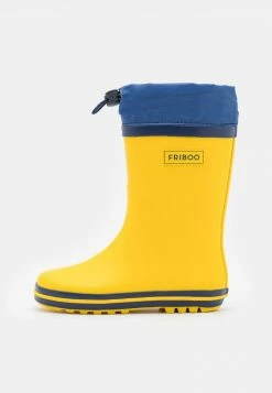 Friboo Niños Botas De Agua - Yellow