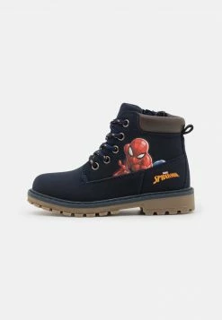 Friboo Unisexo SPIDERMAN - Botines Con Cordones - Dark Blue