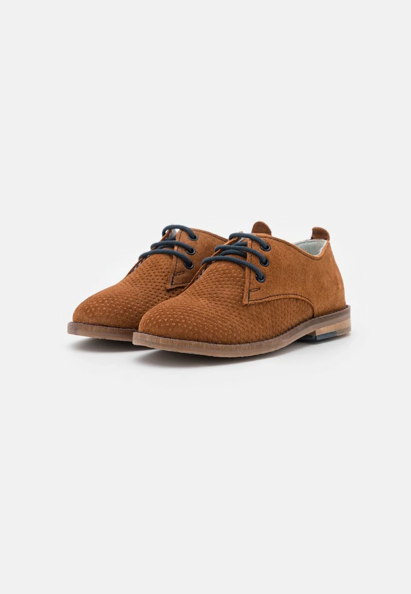 Friboo Niños LEATHER - Zapatos Con Cordones - Brown - Imagen 2