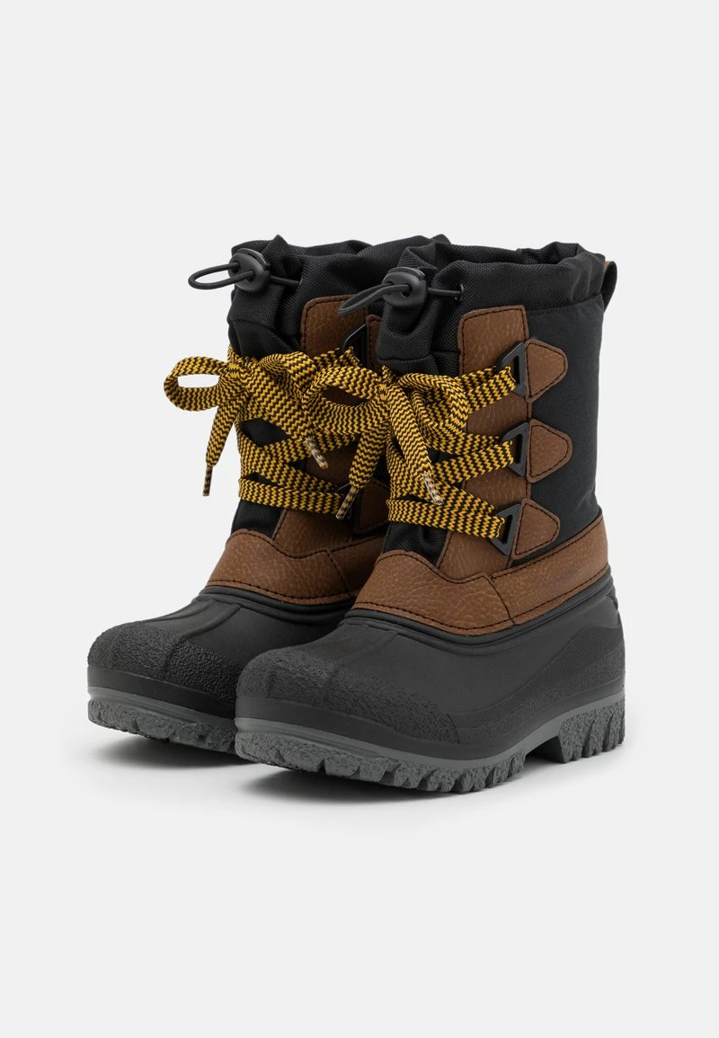 Friboo Niños Botas Para La Nieve - Brown/black - Imagen 2