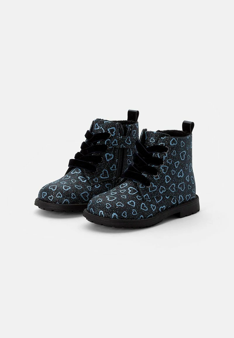 Friboo Niños Botines Con Cordones - Dark Blue - Imagen 2