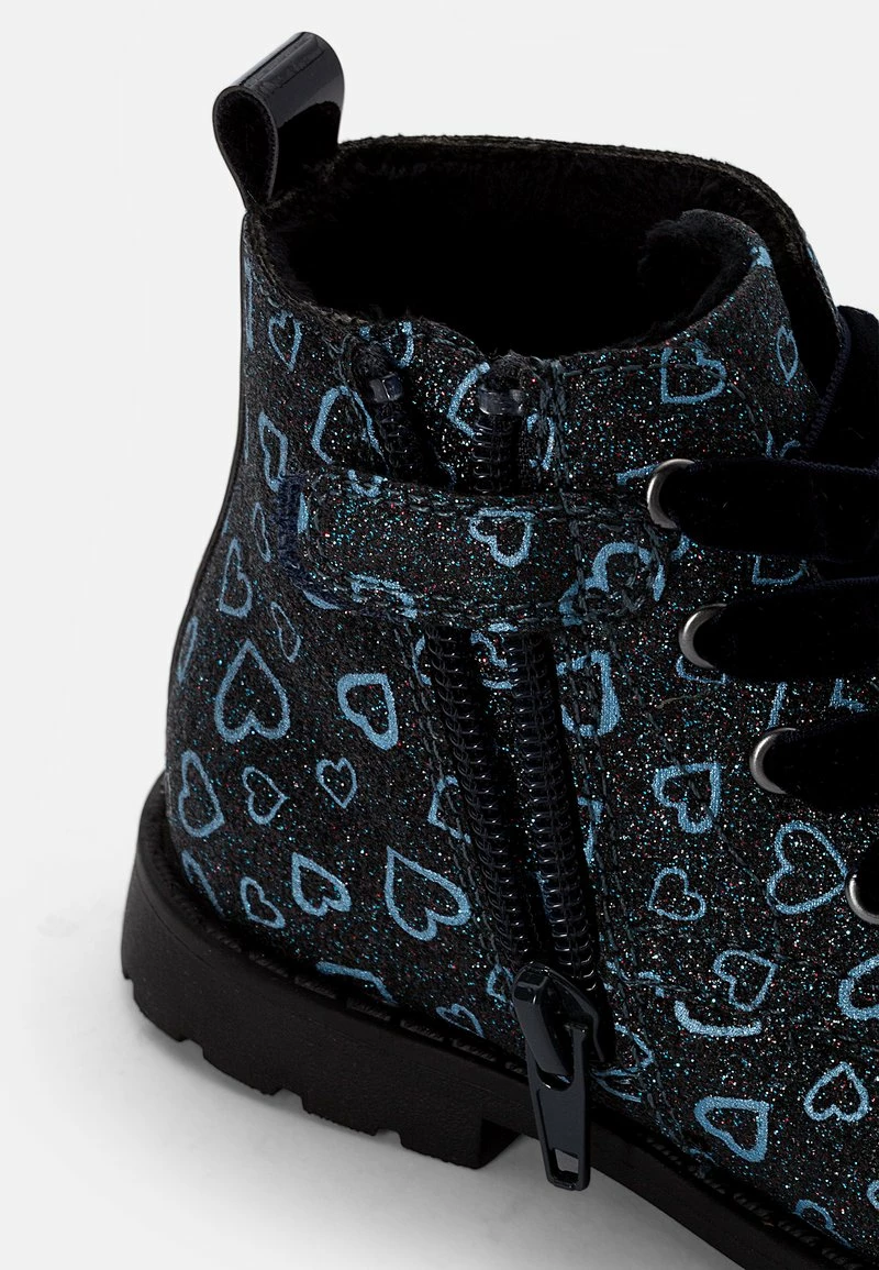 Friboo Niños Botines Con Cordones - Dark Blue - Imagen 6