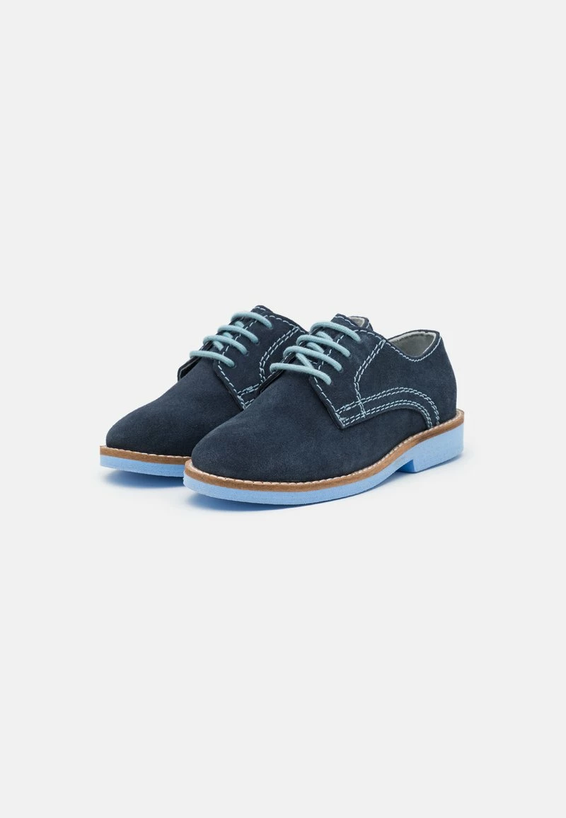 Friboo Niños LEATHER - Zapatos Con Cordones - Dark Blue - Imagen 2