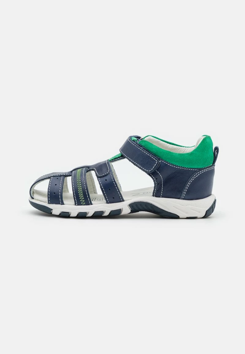 Friboo Niños LEATHER - Sandalias De Senderismo - Dark Blue